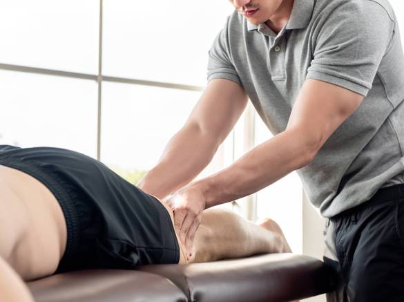 massage sportif des jambes